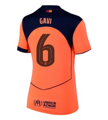 Barcelona Paez Gavi #6 Tredjetrøje Dame 2025-26 Kortærmet